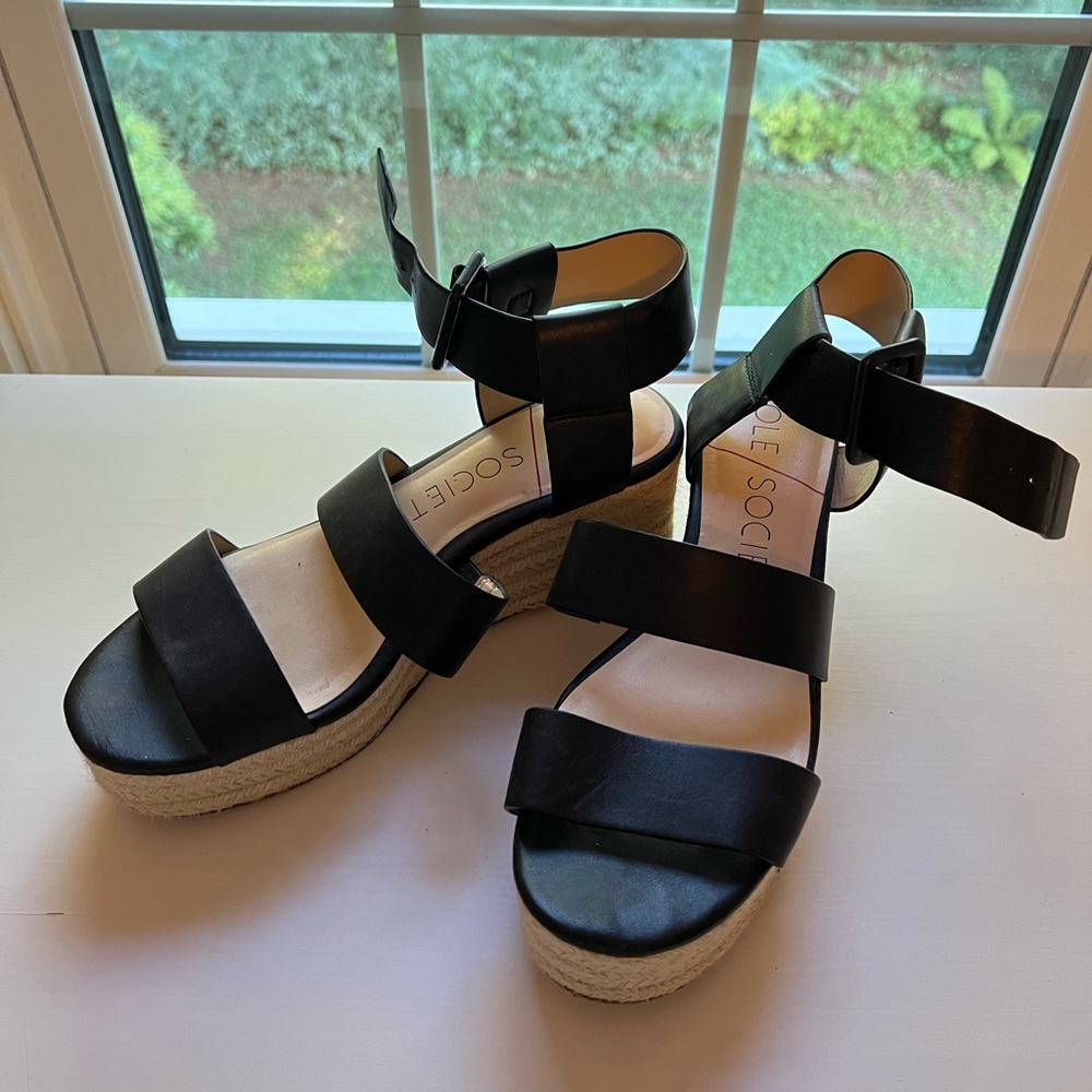 Sole Society espadrille platforms